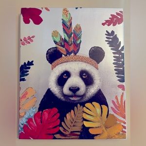 20”x16” Panda Portrait on canvas